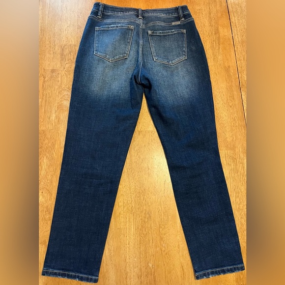 KanCan Dark Blue Distressed Skinny Jeans - Picture 10 of 11